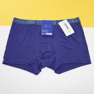 Toshiro Mens Modal Underwear Soft Breathable Solid Color Boxer Shorts Four Corner Pants mid Waist Comfortable Youth Briefs