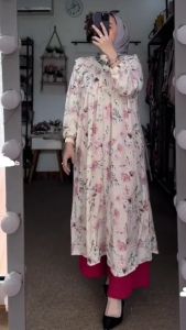 K-FASHION Tunik Wanita Terbaru Bahan Rayon Premium Adem Baju Wanita Longtunik Dealova Kekinian