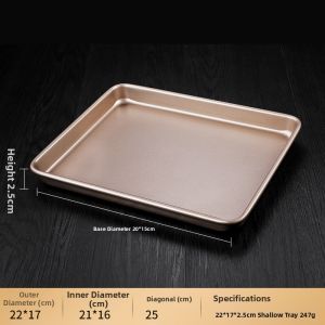 Snainy | Stainless Steel Non-stick Home Use Flat Baking Tray