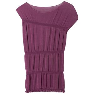 SOLWEIGE | Áo len dệt kim cotton cao suy rộng rãi thường ngày mùa hè tay ngắn cổ chữ V không đường may thiết kế lưới không đều