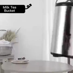 👍 SG Seller Stainless steel Milk tea 6/8/10/12L double insulation bucket hot and cold thermos water jug tea and coffee