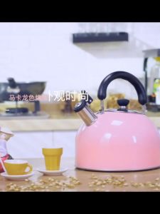 Teko Siul Stainless Steel Kapasitas 3/5 Liter Warna-Warni dengan Cermin Kaca - Kettle Siul Anti Lengket