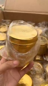 Hũ đựng bông vàng đựng dụng cụ y tế khay hạt đậu vàng