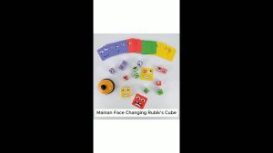 Mainan anak face changing cube Mainan Susun Ekspresi Muka puzzle rubik cube