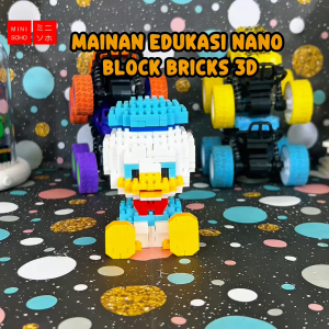 Nano Block Bricks Mainan Balok Susun Edukasi Kreatif Anak DIY 3D Puzzle COD