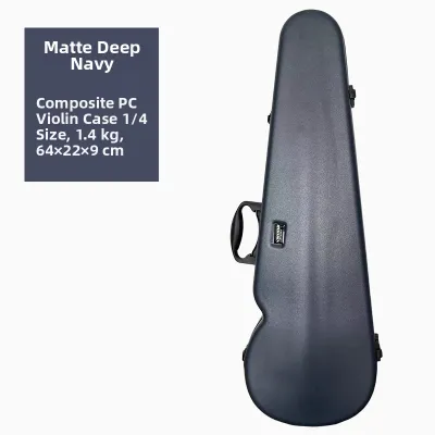 Scratch-resistant Carbon Fiber Look Violin Case 1.7kg