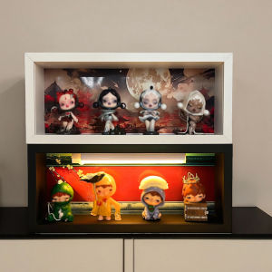 Bộ Khung Ảnh Trang Trí Phát Sáng Bó Mùa Hoa Tàu Hủ Trưng Bày Hộp Đựng Đồ Chơi Trang Trí Hiện Đại Tối Giản Hình Chữ Nhật