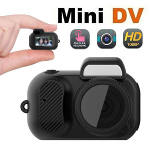 กล้องจิ๋ว HD 1080P CMOS ระบบรักษาความปลอดภัยบ้านอัจฉริยะ กล้อง DSLR ขนาดเล็กพิเศษสไตล์ย้อนยุคสำหรับกีฬากลางแจ้ง DV DVR กล้องวิดีโอแบบบันทึกวนซ้ำ