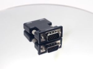 HDMI Female to VGA Male Converter Adapter 3.5mm Audio Port 1080P untuk Komputer TV Monitor Proyektor