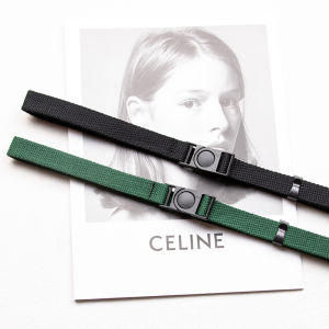 No-Metal 2cm Canvas Belt for Students And Workers Trendy Girls Can Match Skirts And Pants Fabric Buckle Fashionable And Stylish
