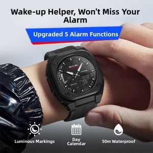 SKMEI | Multifunctional Waterproof Nightlight Student Watch