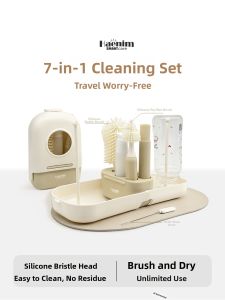 Haenim Smartcare | Portable Baby Bottle Cleaning Brush Silicone