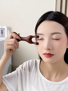 2 in 1 Sandalwood Comb/Head Massage & Meridian Massage Comb - Sandalwood Material