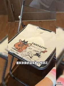COD✅[Philippines stock]Summer Round Necked Men Women Enjoy Life Leisure Short Sleeve T-shirts Japanese Travel Street Style Young Students Fashionable Oversize Shirts Tops