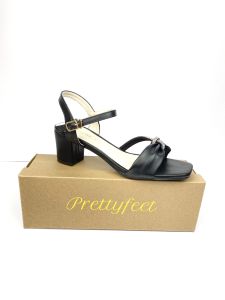 Premium Prettyfeet ALEXA Plus Size Strappy Heels Women Shoes - Kasut Tumit Tinggi Wanita - Heels For Plus Size- Size 41-45