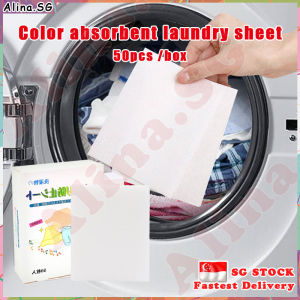 💎SG stock💎Color absorption paper / Color catcher laundry sheet / Colour catcher paper / Colour absorbent laundry sheet 色母片 防串染色洗衣片 防染色吸色片