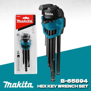 Makita | Makita B-65894 9Pcs Socket Head Screwdriver Set 1.5-10mm Multiple Sizes Hex Key Wrench Set Repair Tools Accessories