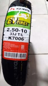 BAN LUAR MOTOR 250 RING 10 TYPE K7006 MERK KENDA