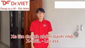 Xe lăn du lịch nhôm bánh nhỏ X-186L