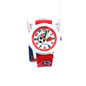 Q&Q (V22A-010VY) Kids Soccer Theme Quartz Watch