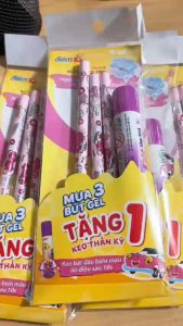 [Mới + Quà tặng kèm] Bút gel Smooth Flowing Gel Ink Thiên Long Điểm 10 TP-GEL038 - Nét 0.5mm (Vỉ 3 cây)