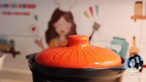 Congee Soup Open Fire Natural Gas Electric Pottery Stove Rice Large Capacity Color Cover Home Casserole Soup