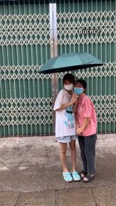 Ô Gấp Gọn Phủ Lớp Chống Tia UV 2 lớp - Ô Dù Chống Nắng Mưa