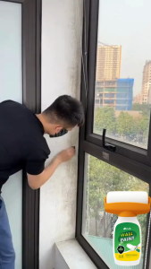 White Wall Repair Paint with Roller Latex Paint Odorless Interior Exteior Use White Water Based Latex Paint