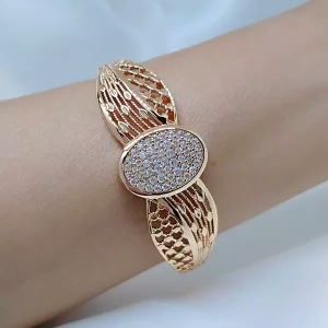 Gelang Tangan Bangle Wanita Aksesoris Fashion Awet Tahan Lama Anti Karat Cocok Untuk Harian G5-3H