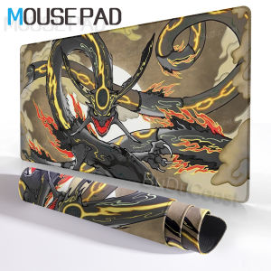 Bandai | Pokemon Mega Rayquaza Large Gaming Mouse Pad Non-Slip Rubber Desk Mat Keyboard Carpet for PC Laptop Gamer Playmat Office Micepad