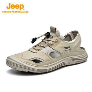 จี๊ป | รองเท้าลำลอง Jeep สำหรับผู้ชาย ระบายอากาศได้ดี กันลื่น ทนทาน น้ำหนักเบา รองเท้าลำลองสำหรับกลางแจ้งในฤดูร้อน