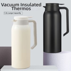 304 Stainless Steel Dustproof Large Capacity Insulated Thermos 1.5L