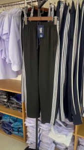 QUẦN THUN THỂ THAO HỌC SINH SINH VIÊN TẬP GYM CO DÃN 4 CHIỀU JOGGER CHẠY 3 SỌC.