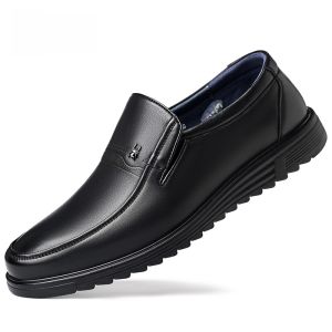 SPIDER KING | Casual Breathable Formal Business Black Leather Shoes
