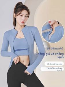 Professional Fitness Clothing Womens Long Sleeve Gym Running Sports Set Quick Dry Yoga Top Tight Fit Running Suit