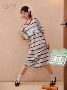 GONGDIE | Cooling Cotton Summer Sleep Dress