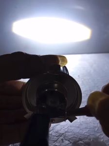 Lampu LED Utama Motor Mobil H4 Laser Putih AC DC Yamaha Vixion Ninja R15 Pulsar dll MJ55