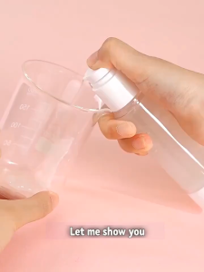 15/30/50/100ml Travel Portable Clear Vacuum Pump Bottle Cosmetic Skincare Lotion Spray Bottle Nozzle PAZU