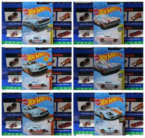 Hotwheels Gulf Iwc Falken Hks Decal Toy Car Alloy Metal Collectible Model Vehicle for Ages 14 And up Finished Product