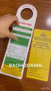 Thẻ treo dàn giáo công trình