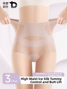 DREAM TIME | High Waist Tummy Control Ice Silk Seamless Summer Slimming Briefs