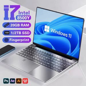 Intel Core i7-8500Y Laptop: Fingerprint Unlock Windows 11 Pro & 15.6\" HD IPS Display