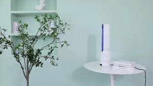 [SG Stock] 2-in-1 Bladeless Fan & Air Purifier | HEPA H13 Filter Quiet Tower Fan