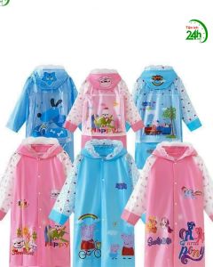 Áo mưa cho bé siêu nhẹ siêu dai siêu bền cho bé trai bé gái cao hoạt hình ngộ nghĩnh từ 3-12 Tuổi