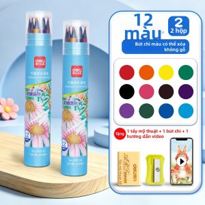 deli | Bút Màu Không Gỗ Có Thể Xóa