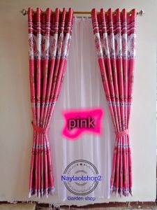 Gorden blackout printing tinta batik panama model smokring tinggal pasang