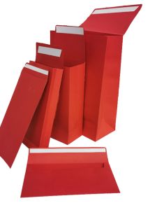 Thick Red Envelope Money Bag Self-Adhesive Double-Sided Adhesive Unprinted Red Packaging Money Bag Business Supplies Stationery