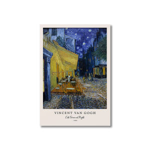Vincent Van Gogh Writings Canvas Prints Painting Posters Great Work The Starry Night Poster Wall Art Living Room Bedroom Decor