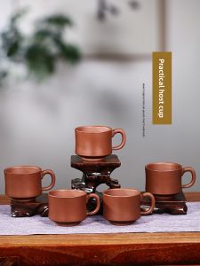 CANGHUTIANXIA | Personal Handle Purple Clay Tea Cup