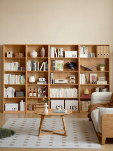 WEISHA | Wooden Home Study Bookcase